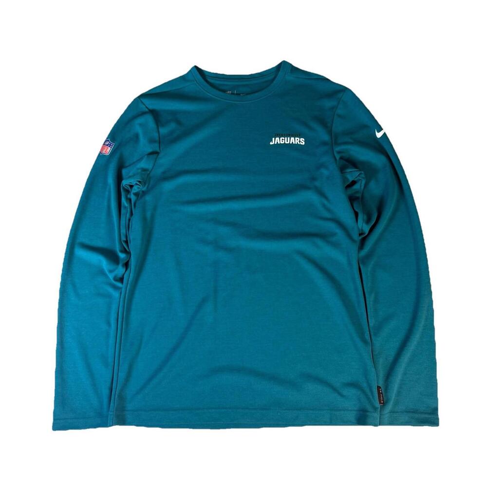 Nike On Field Apparel Jacksonville Jaguars NFL Long Sleeve Shirt Mens Small